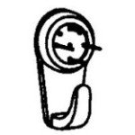 Stanley National n260 – 281 V2550 # 25 HRD WLL Hgr W