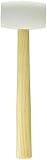 マスターメカニックjk160110 Double FacedソリッドゴムヘッドMallet、ホワイト、16オンス