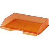 クルーズ レタートレー横型 クリア A4 ・ [オレンジ] / LT-600OR