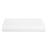 Flat Crib/Toddler Cotton Sheet - Color White by Baby Doll