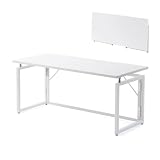 サンワダイレクト ローテーブル 折りたたみ コンパクト 幅90×奥行40×高さ40cm 完成品 折りたたみテーブル PCデスク ホワイト 100-DESKH085W