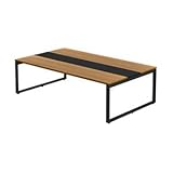 Garage NSフリーアドレスタイプ基本 幅240cm 奥行140cm メラミン仕様 NS-B247HMB 濃木目/ブラック