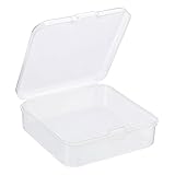 PATIKIL 小物収納ケース 6個セット 65x20mm 透明 PP製 パーツケース 整理ボックス プラスチック 透明タイプ