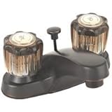 MINTCRAFT 67090-6327H2 2-Handle Lavatory Faucet with Popup, Venetian Bronze [並行輸入品]