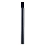 Azarxis 自転車 シートポスト アルミニウム オフセット 25.4mm　27.2mm 28.6mm 30.4mm 30.8mm 31.6mm 長さ350mm マウンテンバイク、ロードバイク、クロスバイク (ブラック - 01, 27.2 x 350mm)