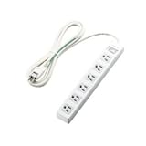 エレコム 一括スイッチ付3ピンプラグ対応タップ T-T3A-3625WH　エレコム [簡易パッケージ品]