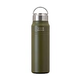 アトラス 水筒 700ml 保冷 保温 真空断熱 ステンレス マグボトル 軽量 直飲み 洗いやすい アウトドア WENS ウェンズ カーキ 白湯 AWPB-701KH