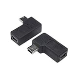 （まとめ）変換名人 変換プラグ USB mini5pin 左L型（フル結線） USBM5-LLF【×20セット】