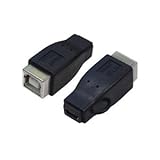 （まとめ）変換名人 変換プラグ USB B（メス）→miniUSB（メス） USBBB-M5B【×10セット】