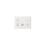 因幡電機産業:Abaniact 情報コンセント TEL/LAN/TV カテ5e 型式:AC-212VTL