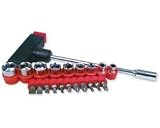 21ピース - 9ソケットおよび11ビットで設定しRoadPro RP-34120 Tバードライバー