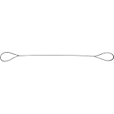 TRUSCO(トラスコ) ワイヤーロープスリング Aタイプ アルミロック 6mm×2.5m TWAL-6S2.5