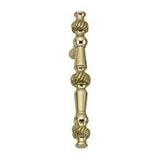 Brass Accents Inc C06-P4590-619 Rope Door Pull & Plates - 6 in. C-C - Satin Nickel