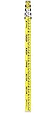 シンワ測定(Shinwa Sokutei) アルミスタッフ II 3ｍ5段 表面10㎜ピッチ 裏面1㎜ピッチ目盛付 イエロー 73275