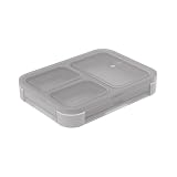 フードマン 弁当箱 立てて運べる 薄型弁当箱 700ml 抗菌仕様 [color/アッシュグレー] 4点ロックでしっかり固定 Wシーリングで汁漏れしにくい 抗菌フードマン700 FOODMAN