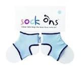 Sock Ons ベビーソックスグリップ ベビーブルー 無地