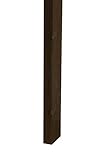 【２×４材/ツーバイフォー材】 DIY素材 国産杉（新材） 厚38ｍｍ×幅89ｍｍ×長さ300ｍｍ（長さ30ｃｍ） 屋外用塗装仕上げ DB(ダークブラウン) 色