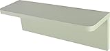 壁掛け棚 エルシェルフ2 パステル淡シリーズ 石膏ボード専用取り付け金具付き 幅45cmX奥行13cm(ミストグリーン)
