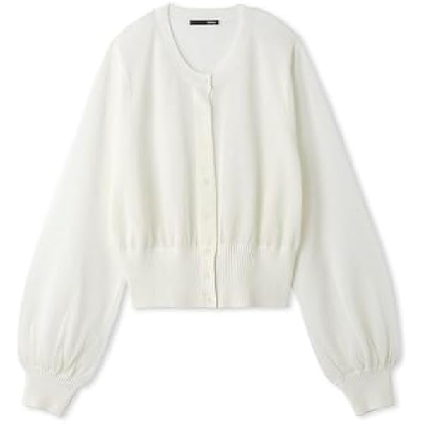 Amazon | [ミースロエ] ツイスト長袖トップス MWCT252045 WHT F