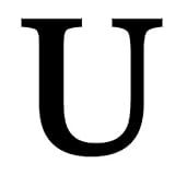 村錬鉄let-u家Plaque文字U – ブラック