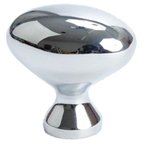 Advantageシリーズ、亜鉛Die Castノブ34 mm C / C、ポリッシュクローム仕上げ