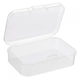 PATIKIL 小物収納ケース 4個セット 65x45x20mm 透明 PP製 パーツケース 整理ボックス プラスチック 透明タイプ