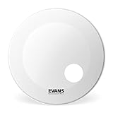 EVANS エヴァンス バスドラムヘッド EQ3 レゾナントコーテッド BD22RGCW / EQ3 Resonant Bass Heads Coated White (6.5mil + 10mil ring) 22インチ 【国内正規品】