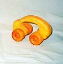 PUZZLE-MAN TOYS W-1502木製玩具 - 車やバックマッサージャー
