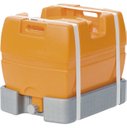 スカットローリータンク 100L 完全液出し型 25A排水バルブ付き
