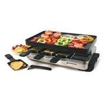Swissmar kf-77080 8-person Stelvio Raclette Party Grill withリバーシブルグリルトップホームSupplyメンテナンスストア