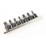 Impact Brake Caliper 8pcs Bit Set Socket Holder Star Bits Chrome Vanadium Steel BLK Finish by GEN