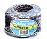 ゴールデンスター 結束用品 シュロ縄平巻(黒) 3mmx約50m   3426