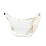 [RUMIERE] ユニセックスのクロスボディバッグ デイリーカジュアルに使えるハンドバッグと万能ショルダーバッグ(ホワイト)