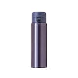 アトラス 水筒 370ml 保冷 保温 軽量 真空断熱 ダブルステンレス ワンタッチマグボトル スイッチマグ ネイビー 白湯 AW-351NV