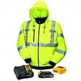 DEWALT DCHJ070 Heated High Visibility Class 3 3-in-1 Hooded Jacket 2X-Large [並行輸入品]
