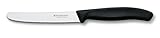 Victorinox Swiss Classic 4-1/2-Inch Utility Knife with Round Tip, Black Handle [並行輸入品]