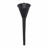 漏斗 オイル漏斗 漏斗 オートバイ用オイルジャグ オイル交換漏斗 漏斗 オイル漏斗 オイル交換用漏斗 漏斗 漏斗 漏斗 漏斗 オイルノズル オイル交換ツール オイル漏斗 プラスチック製 ロングネック 給油漏斗 漏斗 長口漏斗 (黒*1個)