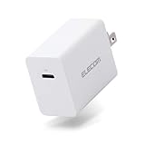 エレコム AC充電器 ACアダプター USB PD 対応 30W出力 Type-C×1 GaN(窒化ガリウム) ホワイト ACDC-PD0630WH