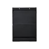 キングジム クリップボード コンパックボード A4 二つ折り 短辺とじ 黒 5785-BK