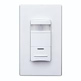 Leviton MDS15-I Lev-Lok Modular Wiring Device DT PIR Wall Switch Occupancy Sensor with Self Adaptive