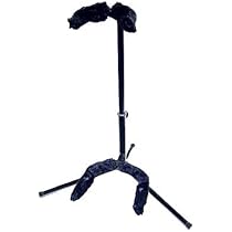アリア　ギタースタンド付き Amazon.co.jp: ARIA アリア ギタースタンド ブラック 転倒防止