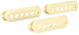 Fender パーツ Road Worn® Stratocaster® Pickup Covers, Aged White (3)