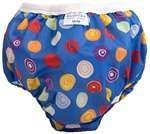 Kushies Taffeta Waterproof Training Pants, Small, Crazy Circles Blue by Kushies [並行輸入品]