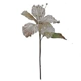 Vickerman 35550 – 21 "シャンパンベルベットSheer Hybiscus 6 " Flower Pick ( o143538 )