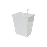 八幡化成 アピュイ ハングポケット ふた付き ホワイト