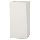 yamatei FM-004W09E シグマ 角柱プランター 規格90B 白 35×35×高さ90cm