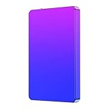 Hdd外付けハードドライブ2tb / 500gb / 120gb / 80gb、Usb 3.0ポータブルモバイルバックアップストレージハードドライブ、PCデスクトップ、Ps4、ラップトップ、Xbox、スマートテレビに適しています (2TB,Gradient purple)