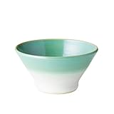 2tone飯碗 330ml｜道祖土和田窯・上質な益子焼の手仕事（日本製）白青/青白 (青糠 Seiji/Nuka)_電子レンジ対応/食洗機対応_シンプル_ホワイト/ブルー