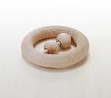 木のおもちゃ　だいわ　かたかたリング（無塗装）　あかちゃんのおもちゃ