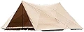 [ビジョンピークス] シェルタータープ 4～6人用 TCバタフライシェルター VP160202J01 ＴＡＮ／ＧＹ 約680×440×220(H)cm 焚火可 難燃素材 ポール付き 収納袋付き